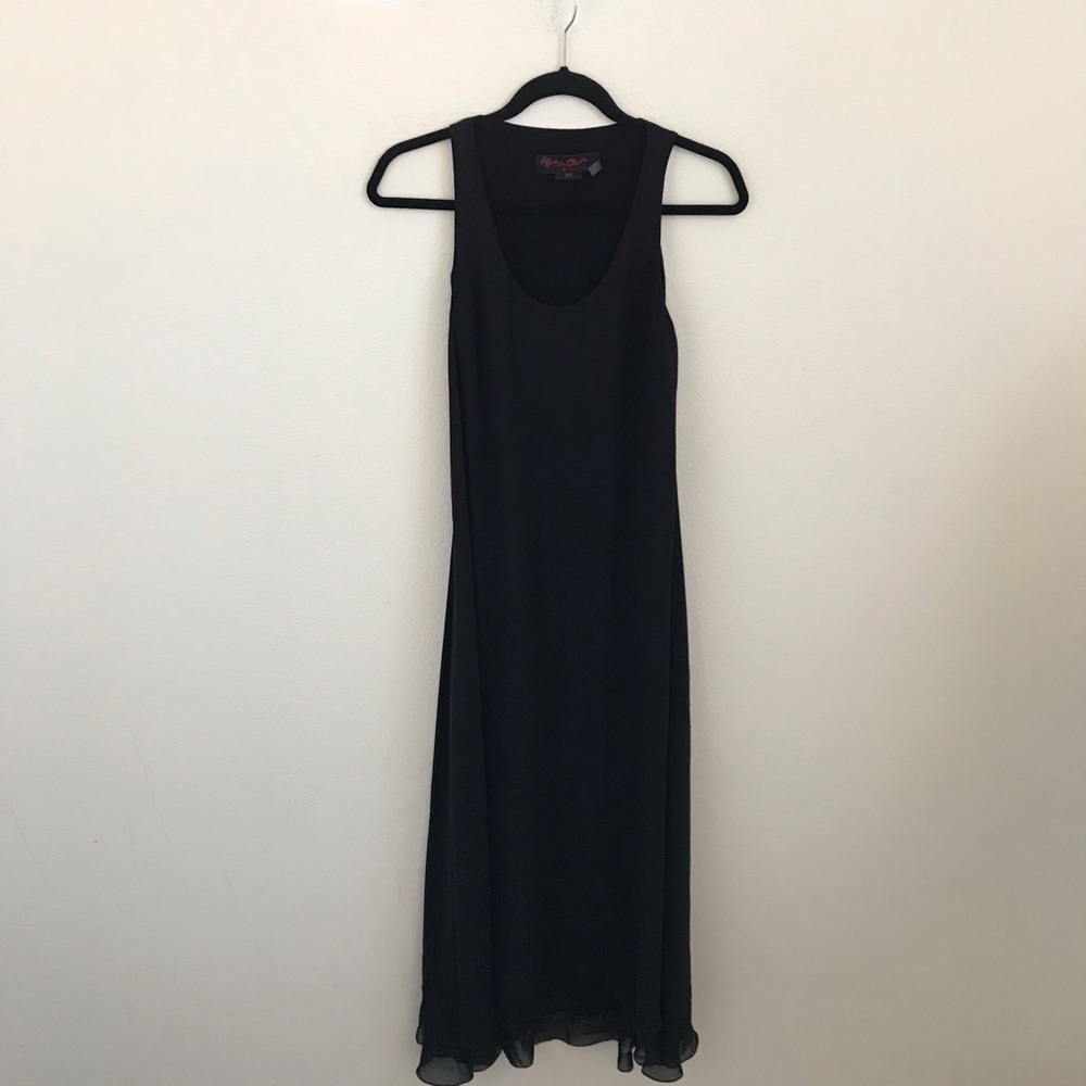 Alice + Olivia black Chiffon Maxi Dress Size S